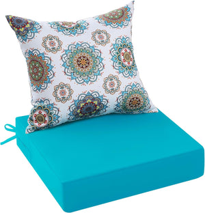PrimePatio Outdoor Couch Cushions With Pattern