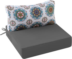 PrimePatio Outdoor Couch Cushions With Pattern