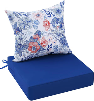 PrimePatio Outdoor Couch Cushions With Pattern