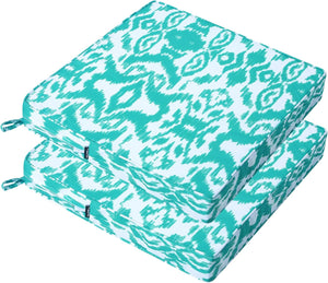 Outdoor Chair Cushions Set of 2-Teal