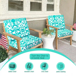 Replacement Seat Cushions, Deep Seat Outdoor Chair Cushion