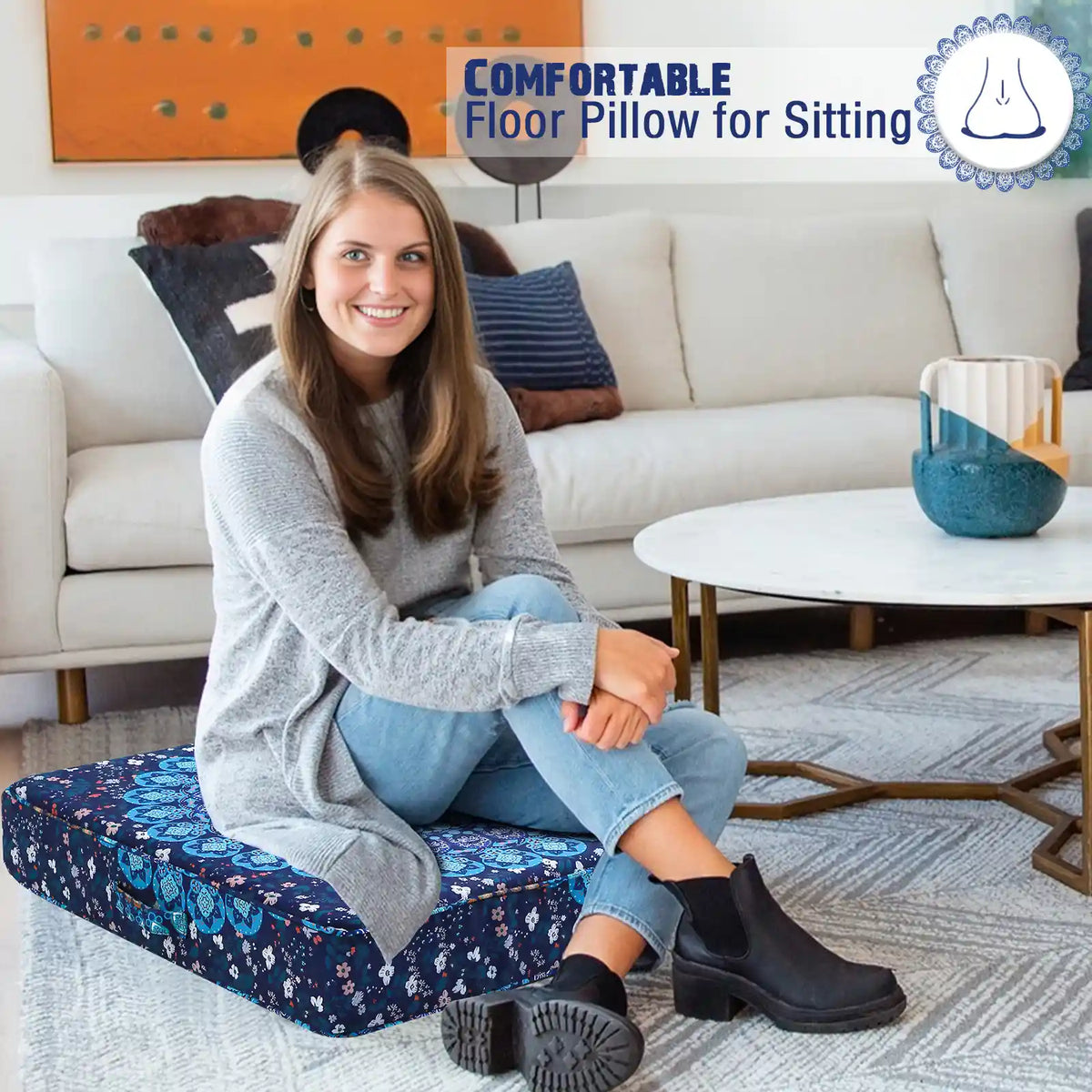 Boho Square Floor Cushion