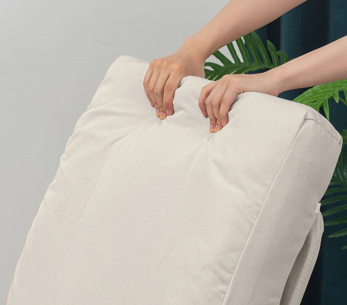 Soft & Supportive Back Cushion-Beige