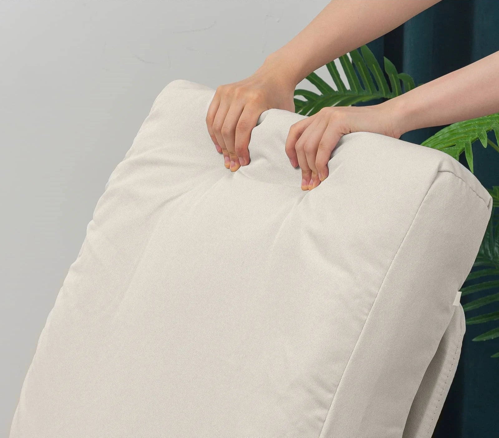 Soft & Supportive Back Cushion-Beige