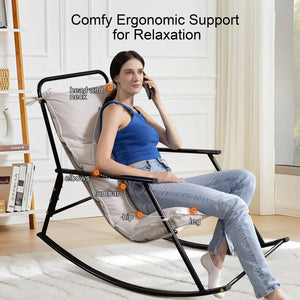 COMAX Rocking Chair Nursery-Cotton and Linen Fabrics