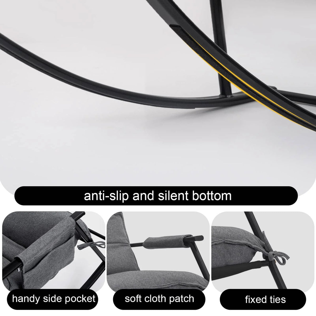 COMAX Rocking Chair Cotton-linen fabric product details