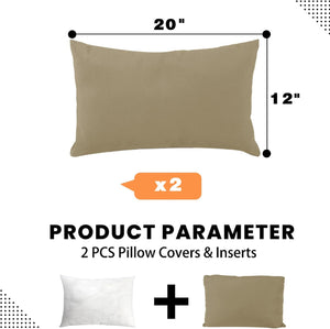 Outdoor Lumbar Pillows for Patio Furniture