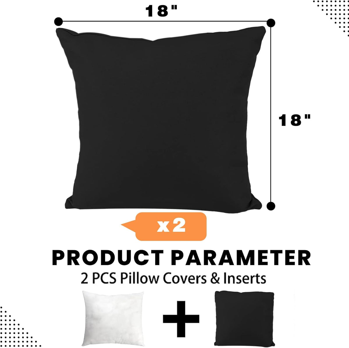 PrimePatio Outdoor Lumbar Pillows