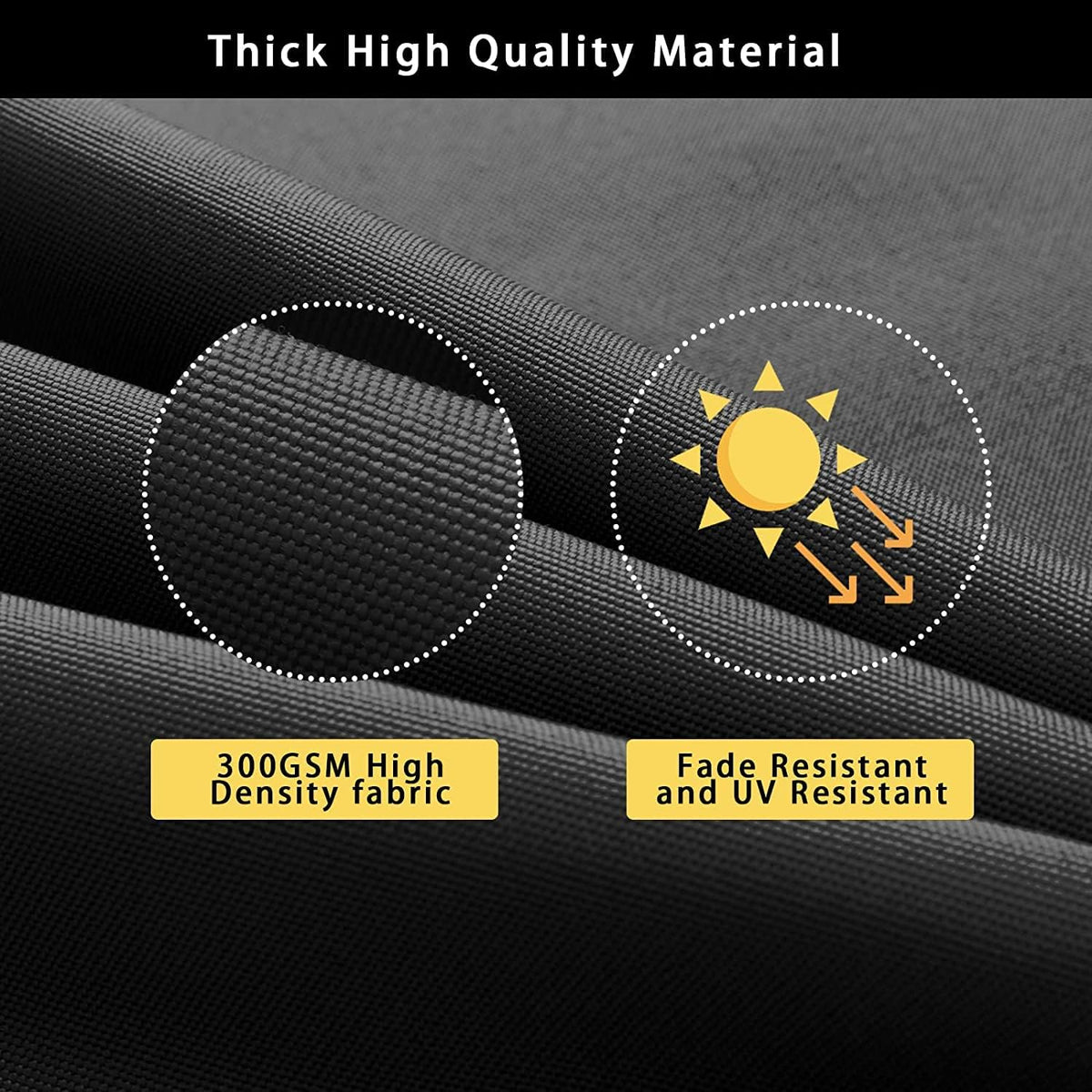 Hampton Bay Replacement Cushions for Sofa Couch Chair, Water-Resistant Canvas; Natural; Black