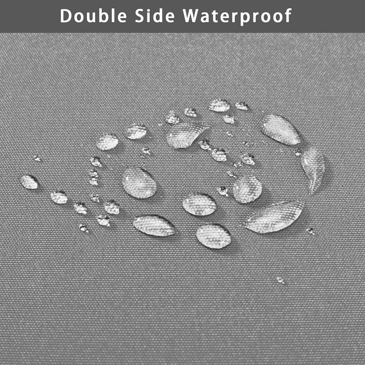 Hampton Bay Replacement Cushions for Sofa Couch Chair, Water-Resistant Canvas; Natural; Silver Grey