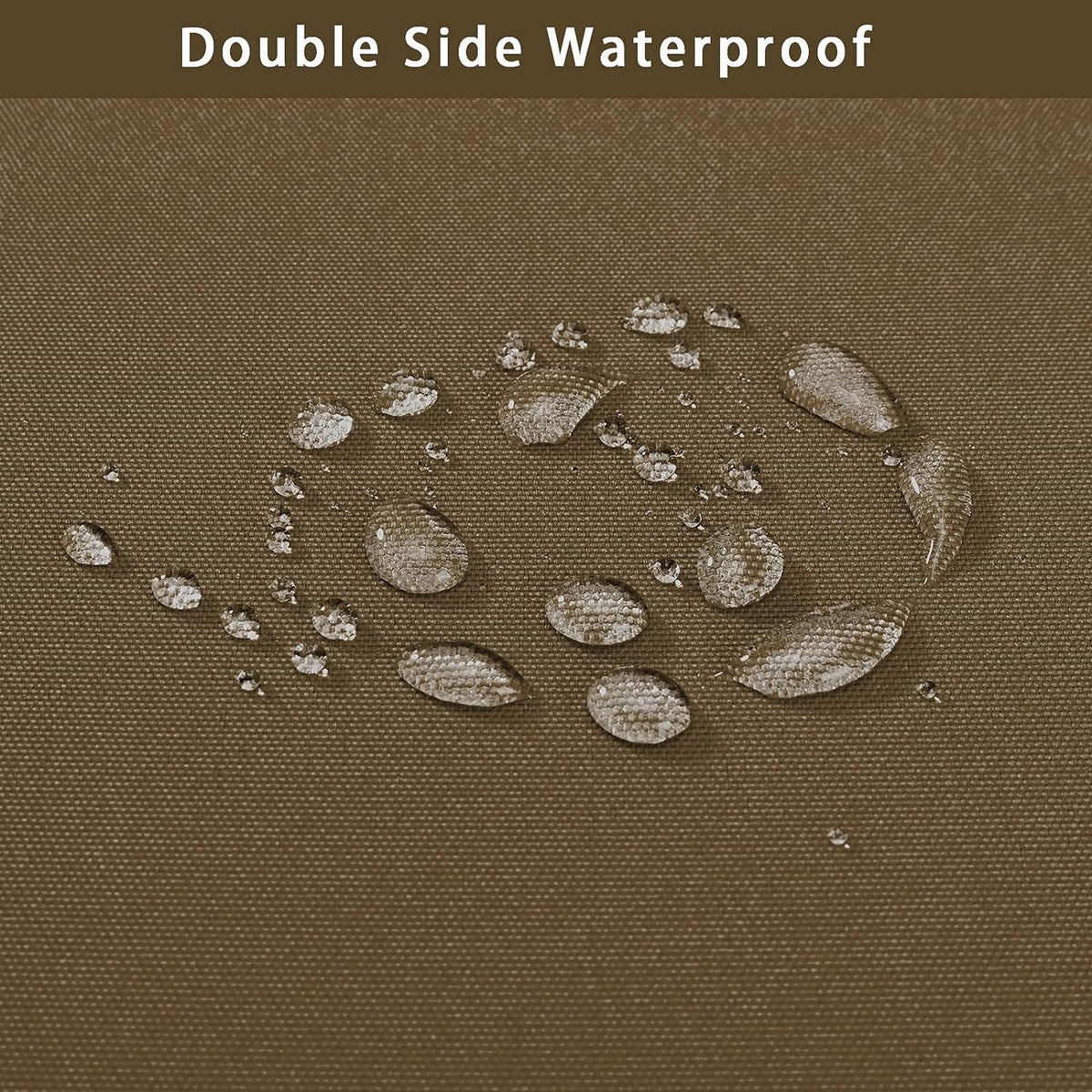 Hampton Bay Replacement Cushions for Sofa Couch Chair, Water-Resistant Canvas; Natural; Khaki