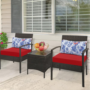 Waterproof Outdoor Deep Seat & Back Chair Cushions