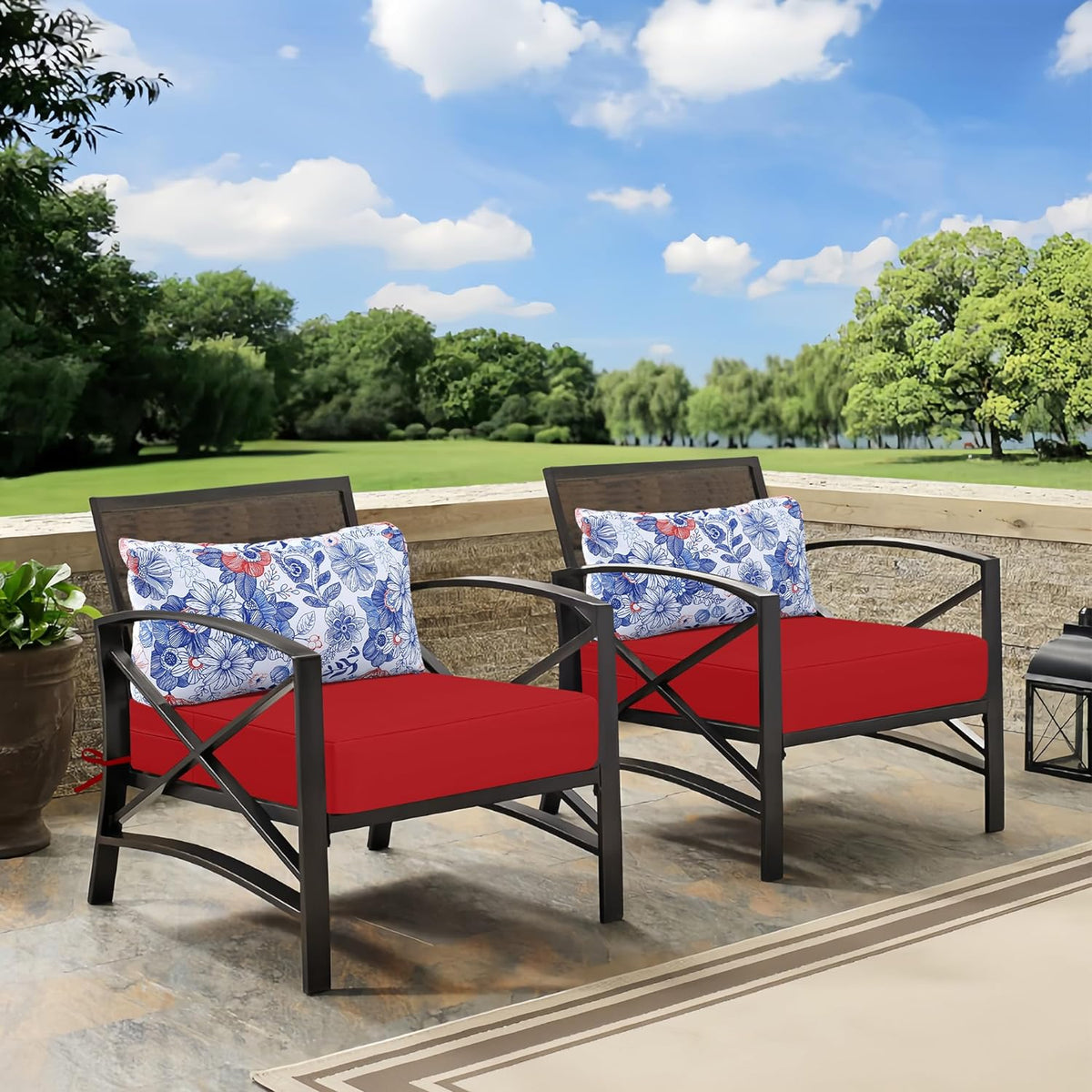 PrimePatio Outdoor Seat & Back Cushions